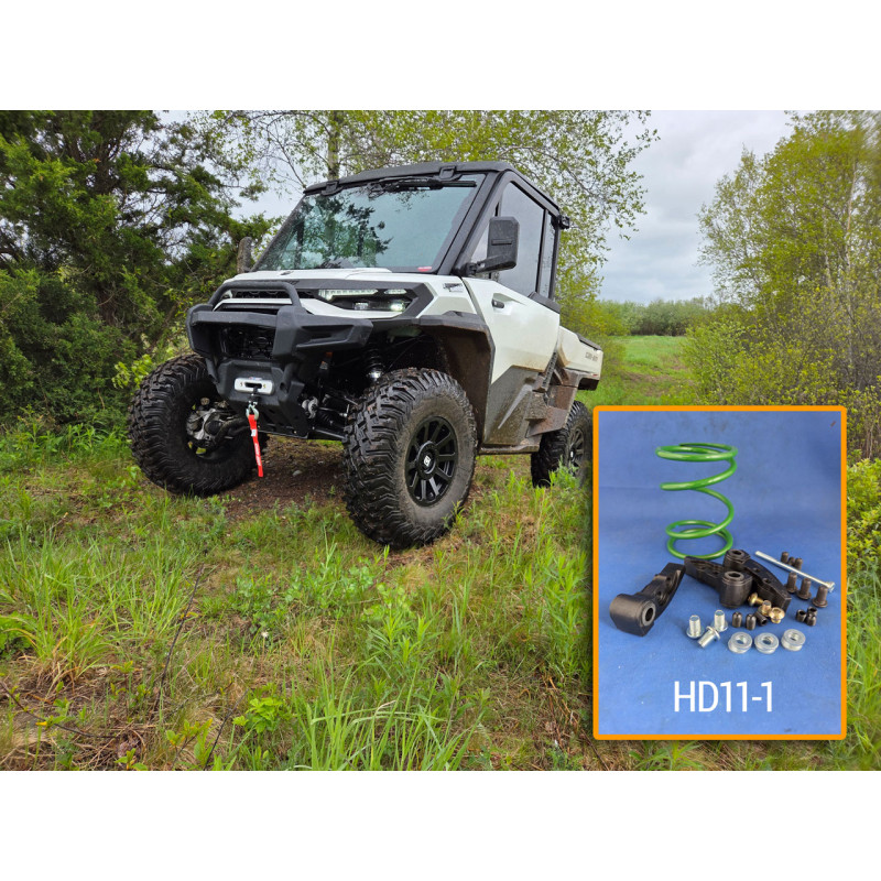 DB HD11-1: 2026 Can Am Defender HD 11 models , 0-4000’ elevation, 29-32” tires, adjustable kit